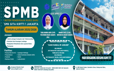 Pendaftaran Peserta Didik Baru (PPDB) SMK Gita Kirtti 1 Jakarta Tahun Ajaran 2025/2026 Resmi Dibuka!